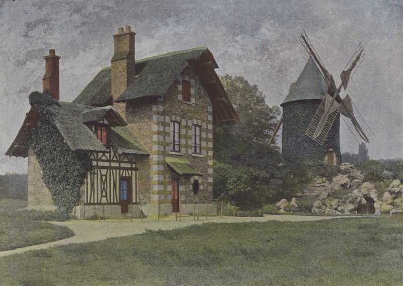 Bois de Boulogne، the Moulin (صورة ملونة) بواسطة (بعد) مصور فرنسي
