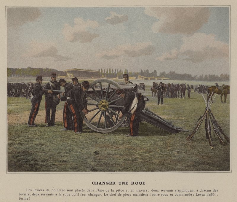 Changer une Roue (coloured photo) بواسطة (بعد) مصور فرنسي