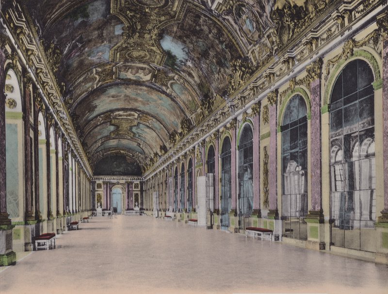 Galerie des Glaces ، معرض الزجاج (صورة ملونة) بواسطة (بعد) مصور فرنسي