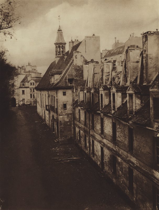 التصميم الداخلي لـ Hospice des Menages في عام 1868 (b / w photo) بواسطة (بعد) مصور فرنسي