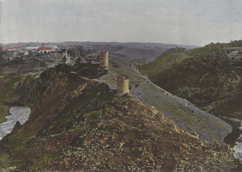 La Creuse بين Gargilesse و Crozant (صورة ملونة) بواسطة (بعد) مصور فرنسي
