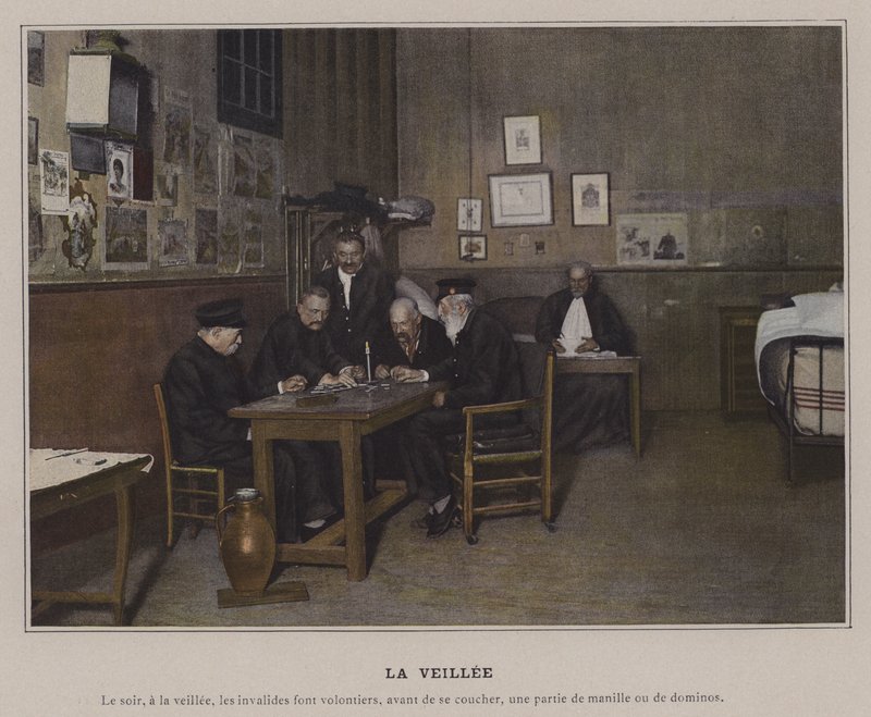 La Veillee (صورة ملونة) بواسطة (بعد) مصور فرنسي