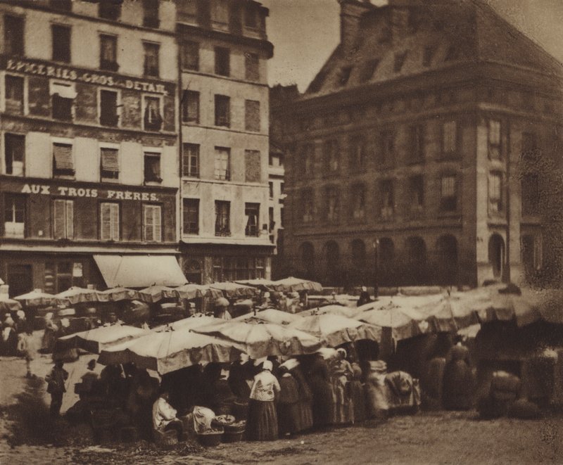 The Quai du Marche Neuf (صورة b / w) بواسطة (بعد) مصور فرنسي