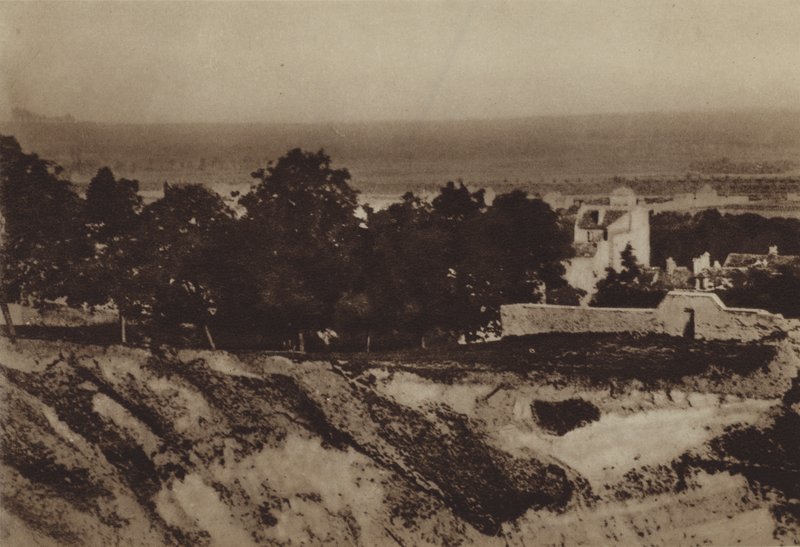 المنحدر الشمالي من بوت في عام 1855 (صورة ب / ث) بواسطة (بعد) مصور فرنسي