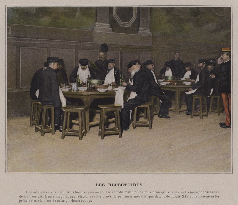 Les Refectoires (صورة ملونة) بواسطة (بعد) مصور فرنسي