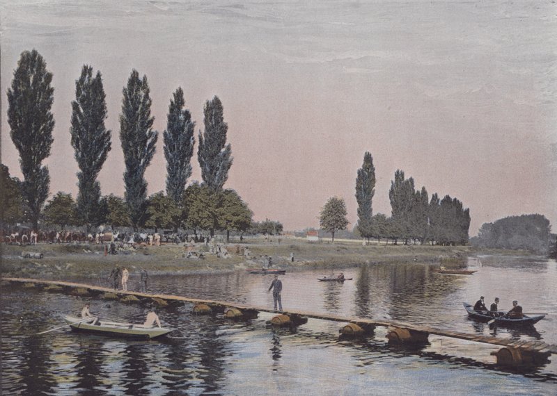Pontonniers (صورة ملونة) بواسطة (بعد) مصور فرنسي
