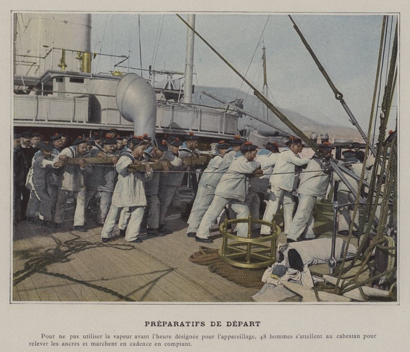 Preparatifs de Departement (صورة ملونة) بواسطة (بعد) مصور فرنسي