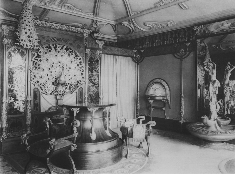 The Shop of Fouquet the Jeweller في عام 1900 (صورة بالأبيض والأسود) بواسطة (بعد) مصور فرنسي