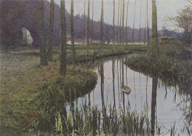 Vaux de Cernay ، Le Ruisseau (صورة ملونة) بواسطة (بعد) مصور فرنسي