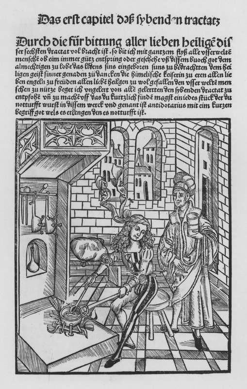 The Book of Cirurgia by Hieronymus Brunschwig (litho) بواسطة (بعد) المدرسة الألمانية