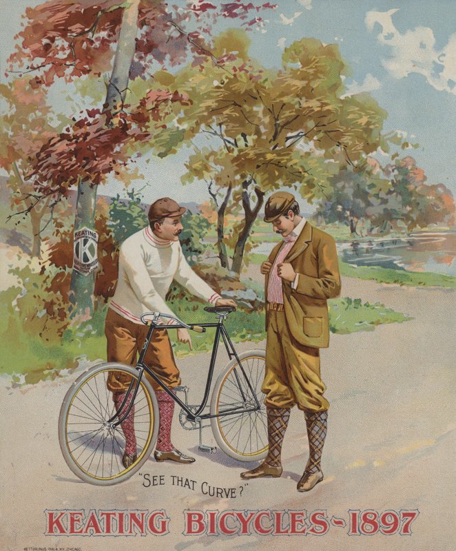 دراجات Keating ، 1897 بواسطة المدرسة الأمريكية
