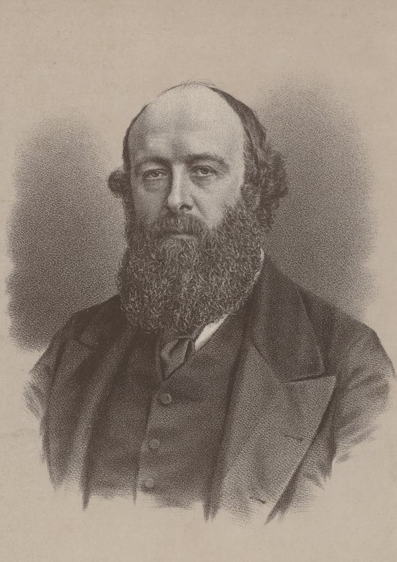 روبرت جاسكوين سيسيل ، مركيز ساليسبري الثالث ، رئيس الوزراء البريطاني 1885-1886 ، 1886-1892 و1895-1902 بواسطة مصور انجليزى