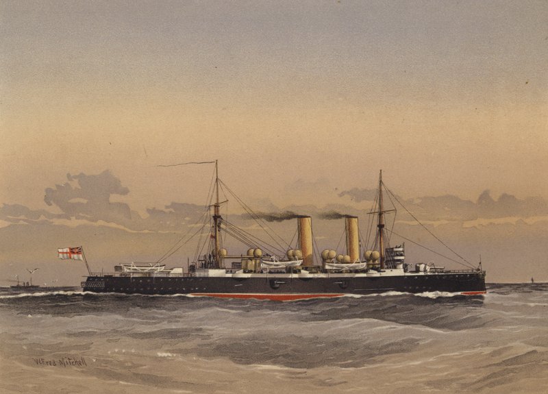 HMS Blenheim ، طراد من الدرجة الأولى بواسطة مدرسة اللغة الإنجليزية