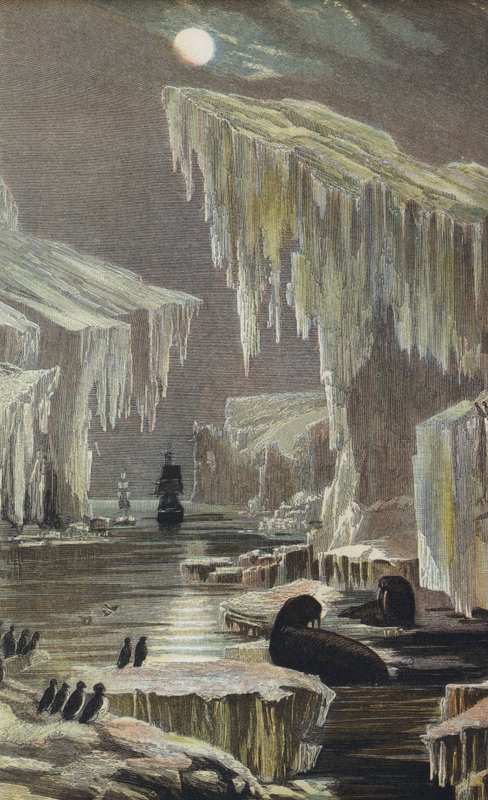 Erebus والإرهاب في مناطق القطب الشمالي بواسطة مدرسة اللغة الإنجليزية