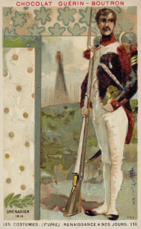 غرينادير الفرنسية ، 1814 بواسطة المدرسة الفرنسية