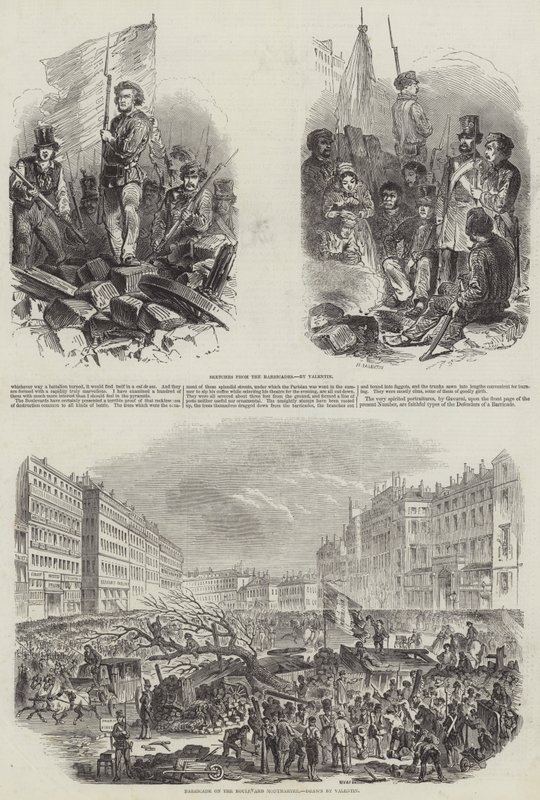الثورة الفرنسية عام 1848 بواسطة المدرسة الفرنسية