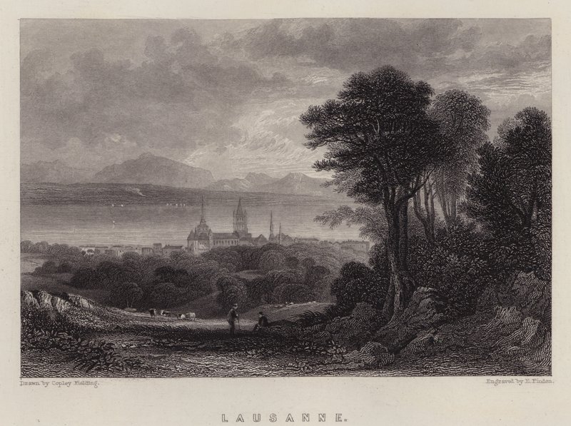 لوزان (لون ليثو) بواسطة AV Copley (بعد) Fielding