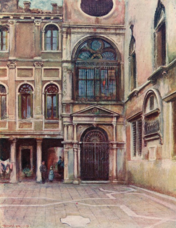 الفناء في Scuola Di S Giovanni Evangelista بواسطة أ. تريفور هادون