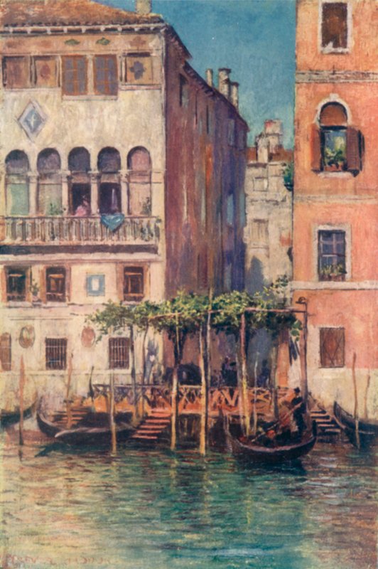 Palazzo Sicher و Traghetto Della Madonnetta بواسطة أ. تريفور هادون