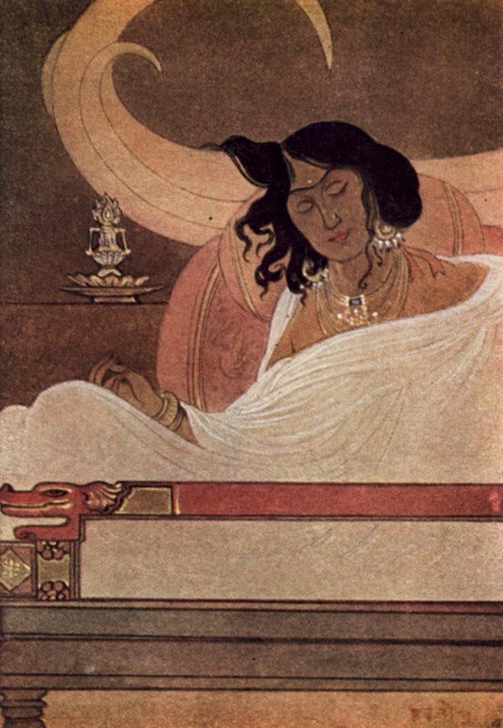 أنياب بوديساتفا (اللون الحجري) بواسطة اباناندراناث طاغور