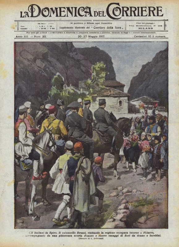 الإيطاليون في Epirus بواسطة أخيل بيلترام