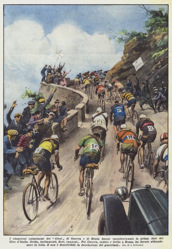 يتميز الحماس المثير لعشاق Guerra و Binda بالمرحلة الأولى من Giro d&39;Italia بواسطة أخيل بيلترام