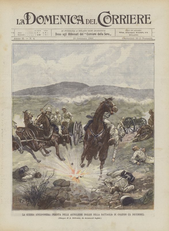 حرب Anglo-Boer ، فقدان المدفعية الإنجليزية في معركة Colenso (14 ديسمبر) بواسطة أخيل بيلترام