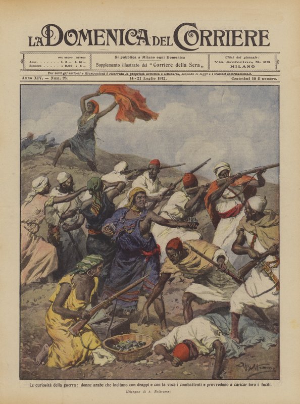 فضول الحرب ، النساء العربيات اللواتي يحرضن المقاتلين على الملابس والأصوات؟ بواسطة أخيل بيلترام