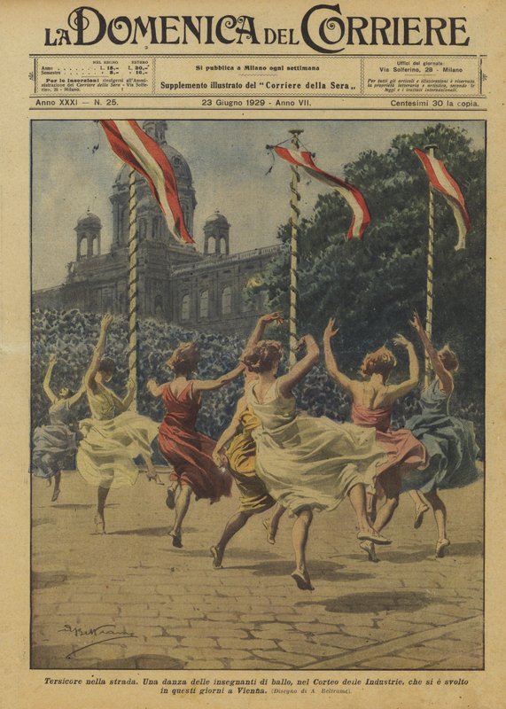 Terpsichore في الشارع بواسطة أخيل بيلترام