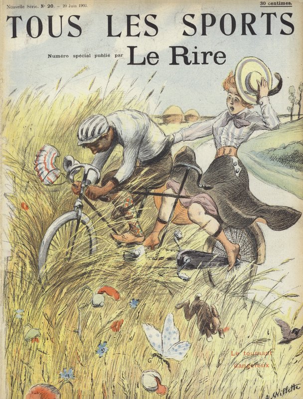 رسم توضيحي لـ Le Rire بواسطة أدولف ليون ويليت