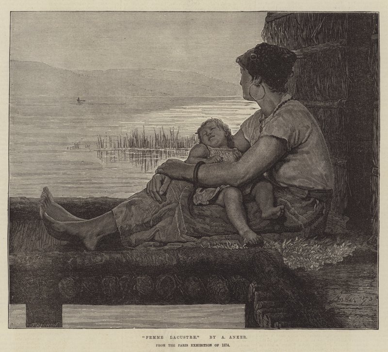 فام لاكوستر ، من معرض باريس عام 1874 بواسطة ألبرت أنكر