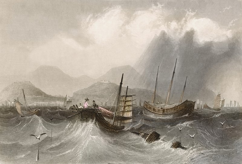 ماكاو ، ج .1840 بواسطة ألبرت هنري باين