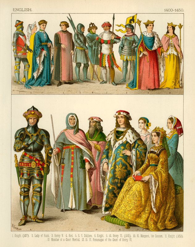 زي إنجليزي 1400-1450 بواسطة ألبرت كريتشمر