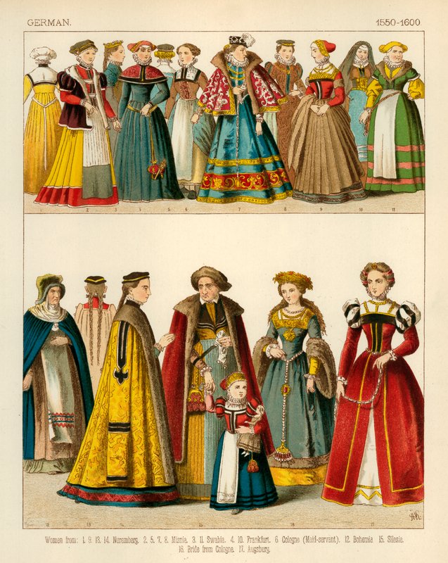 زي ألماني 1550-1600 بواسطة ألبرت كريتشمر