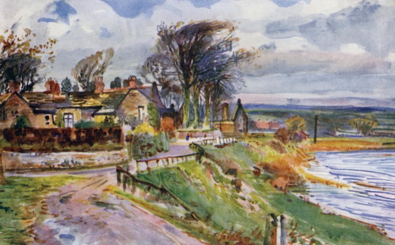 Ribchester (colour litho) بواسطة ألبرت وودز