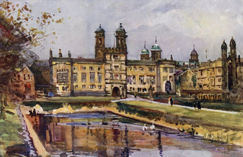 Stonyhurst (colour litho) بواسطة ألبرت وودز