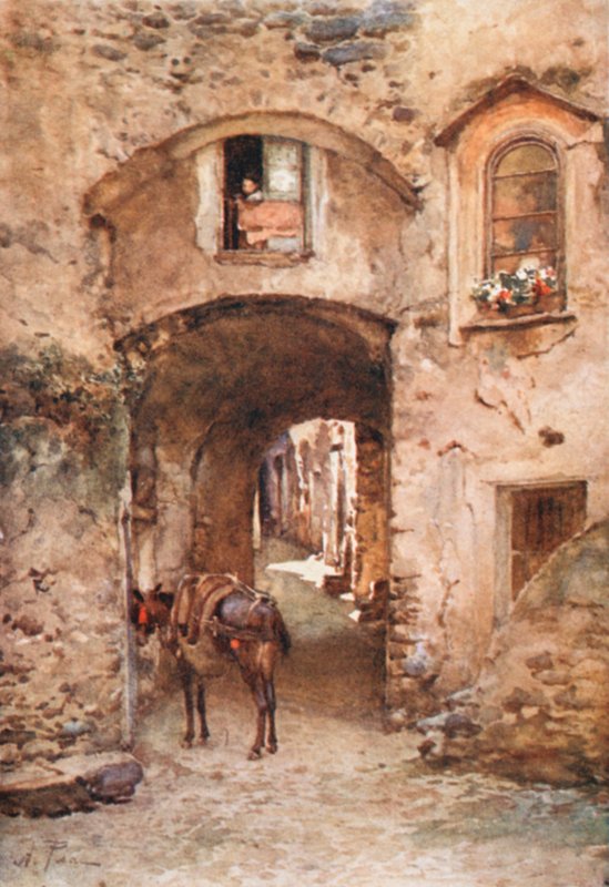 شارع في Castrogiovanni بواسطة ألبرتو بيزا