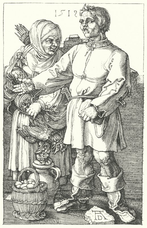 مزارعون يبيعون منتجاتهم بواسطة ألبريشت (بعد) Durer أو Duerer