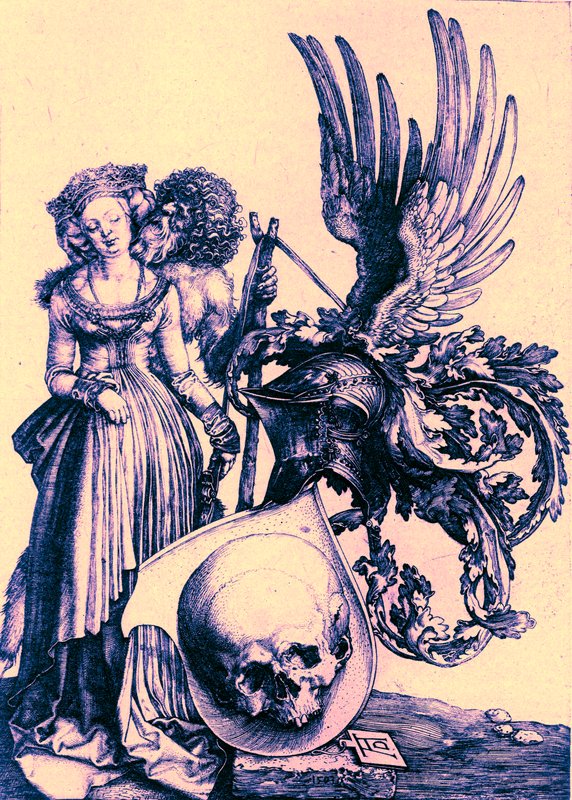 شعار الموت بواسطة ألبريشت (بعد) Durer أو Duerer