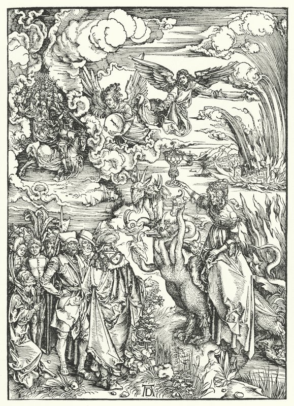 عاهرة بابل (نقش) بواسطة ألبريشت (بعد) Durer أو Duerer