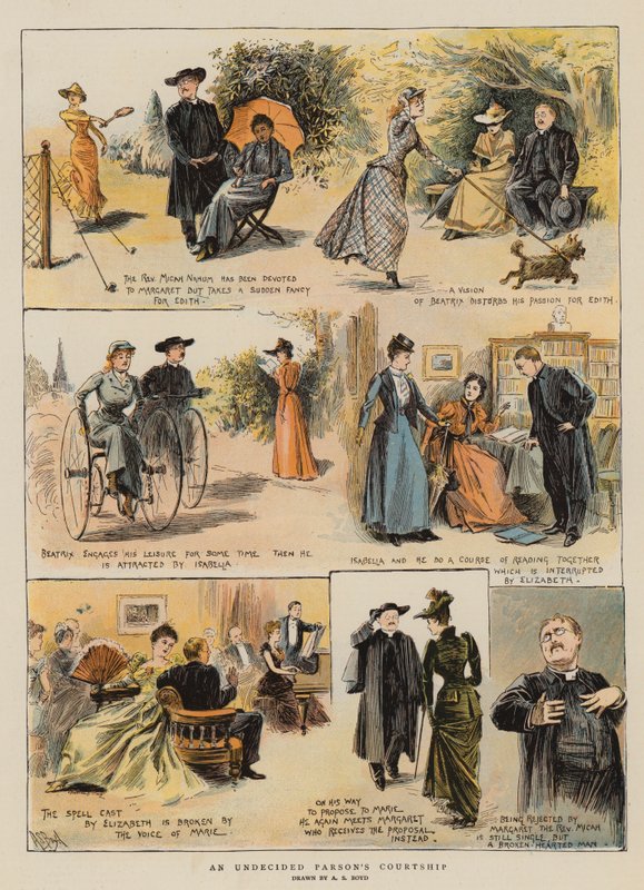 مغازلة بارسون (chromolitho) بواسطة الكسندر ستيوارت بويد