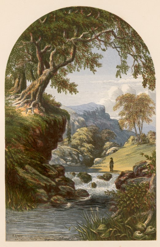 رسم توضيحي لـ Bryant&39;s The Rivulet بواسطة ألكسندر فرانسيس ليدون
