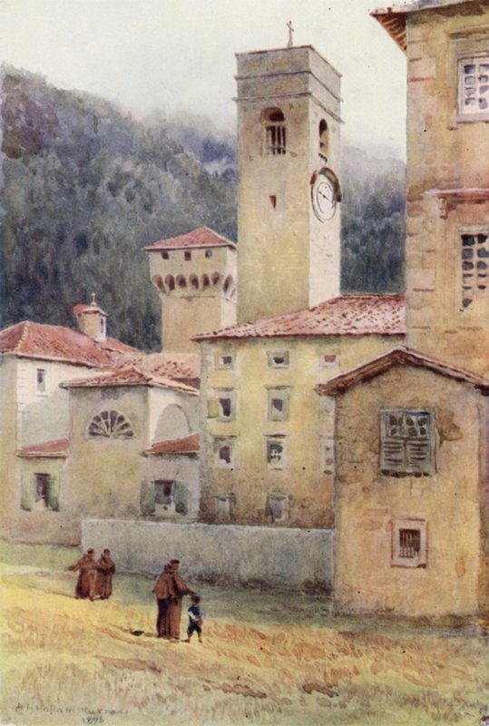 Vallombrosa، Abbey (لون ليثو) بواسطة الكسندر هنري هالام موراي