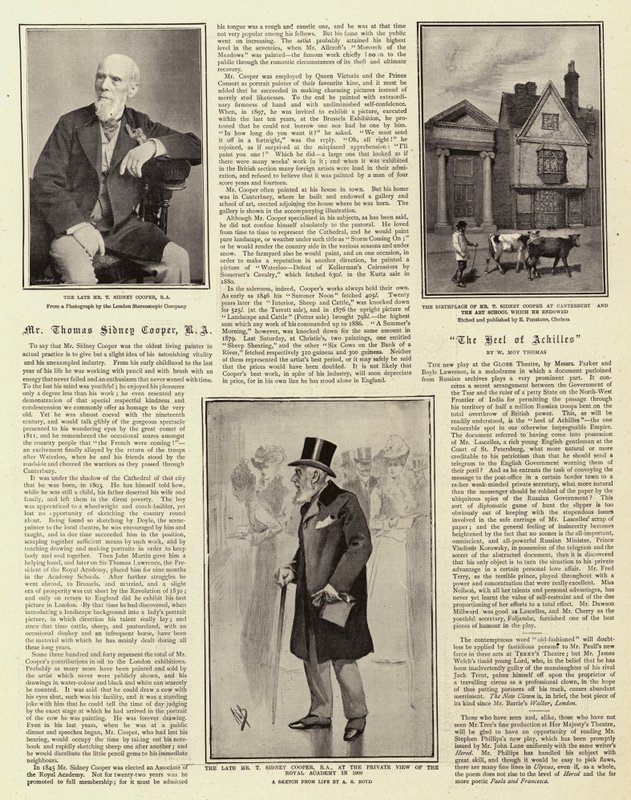 السيد Thomas Sidney Cooper، RA بواسطة الكسندر ستيوارت بويد