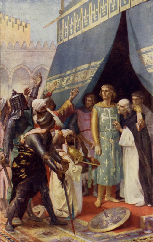 سانت لويس سجين في يد المسلمين بواسطة بعد الكسندر كابانيل