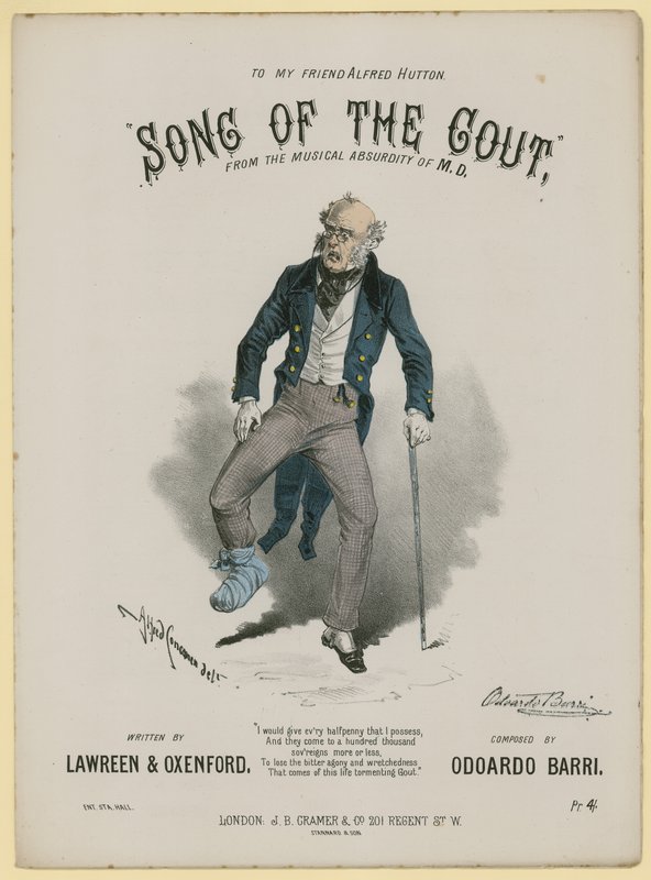 Song of the Gout ، Lawreen and Oxenford ، Odoardo Barri بواسطة الفريد كونكانين