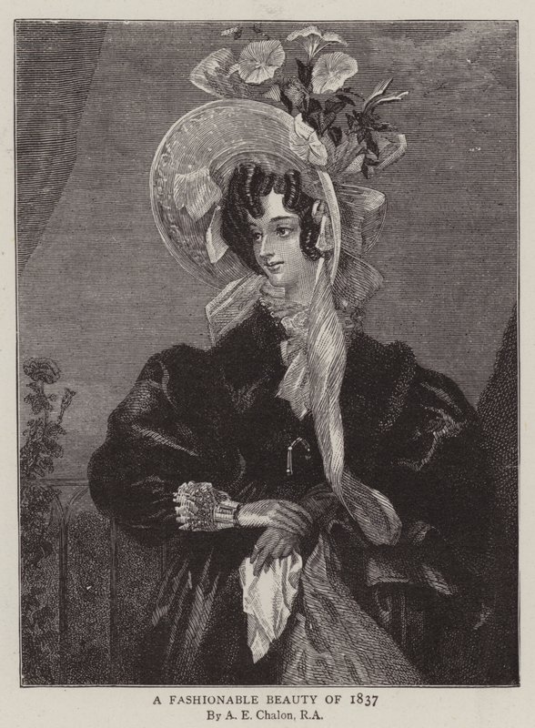 جمال عصري عام 1837 بواسطة ألفريد إدوارد شالون