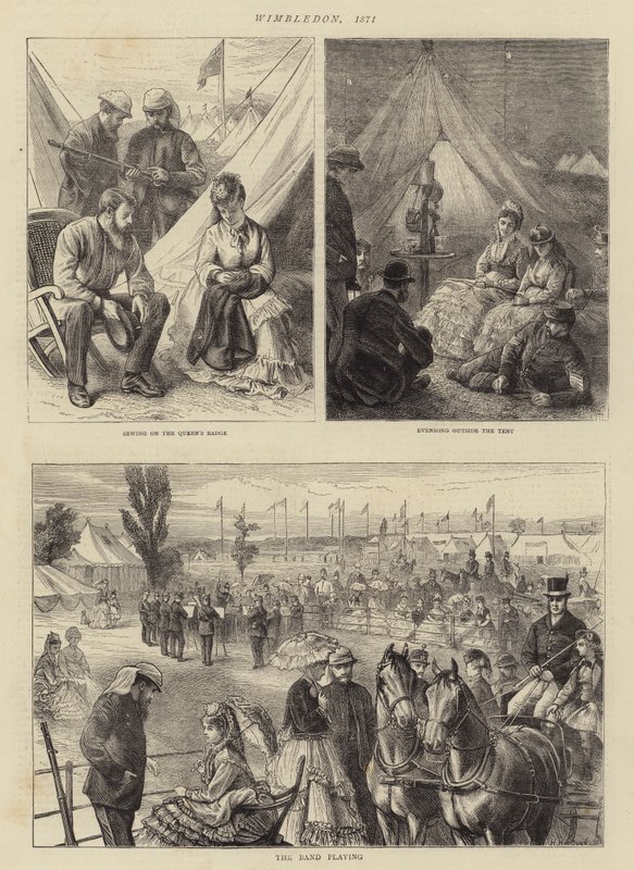بطولة ويمبلدون 1871 بواسطة ألفريد دبليو كوبر