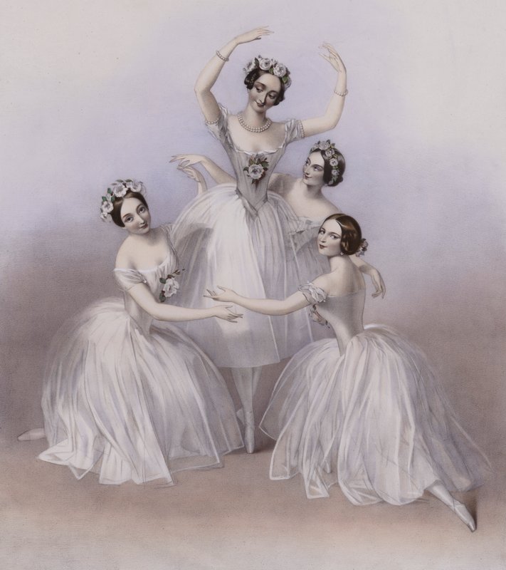 قام بتأليف The Celebrated Pas De Quatre من تأليف Jules Perrot ، كما رقص في مسرح Her Majesty's بواسطة ألفريد إدوارد (بعد) شالون