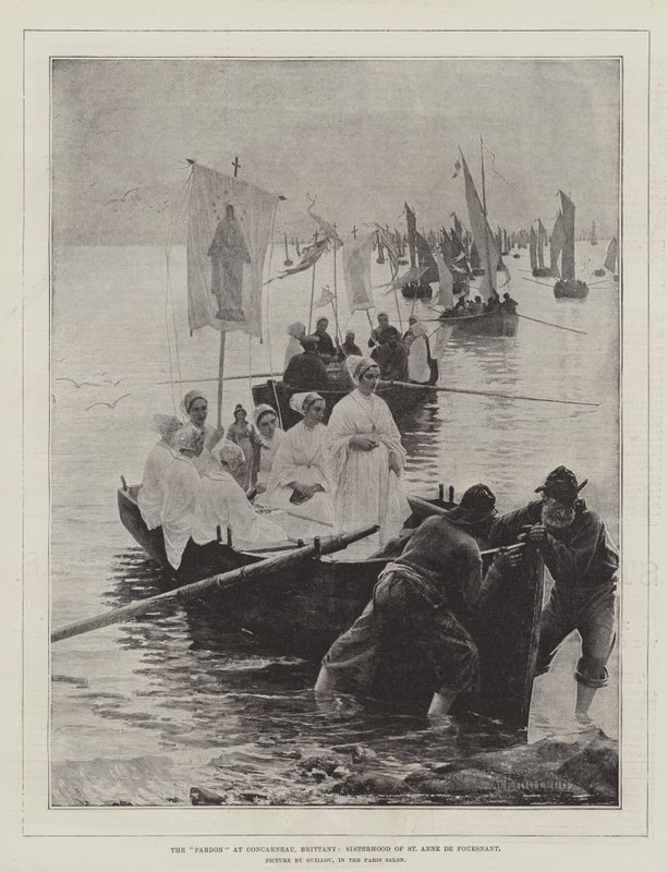 العفو في Concarneau ، بريتاني ، أخوة القديسة آن دي فوسنانت بواسطة ألفريد جيلو